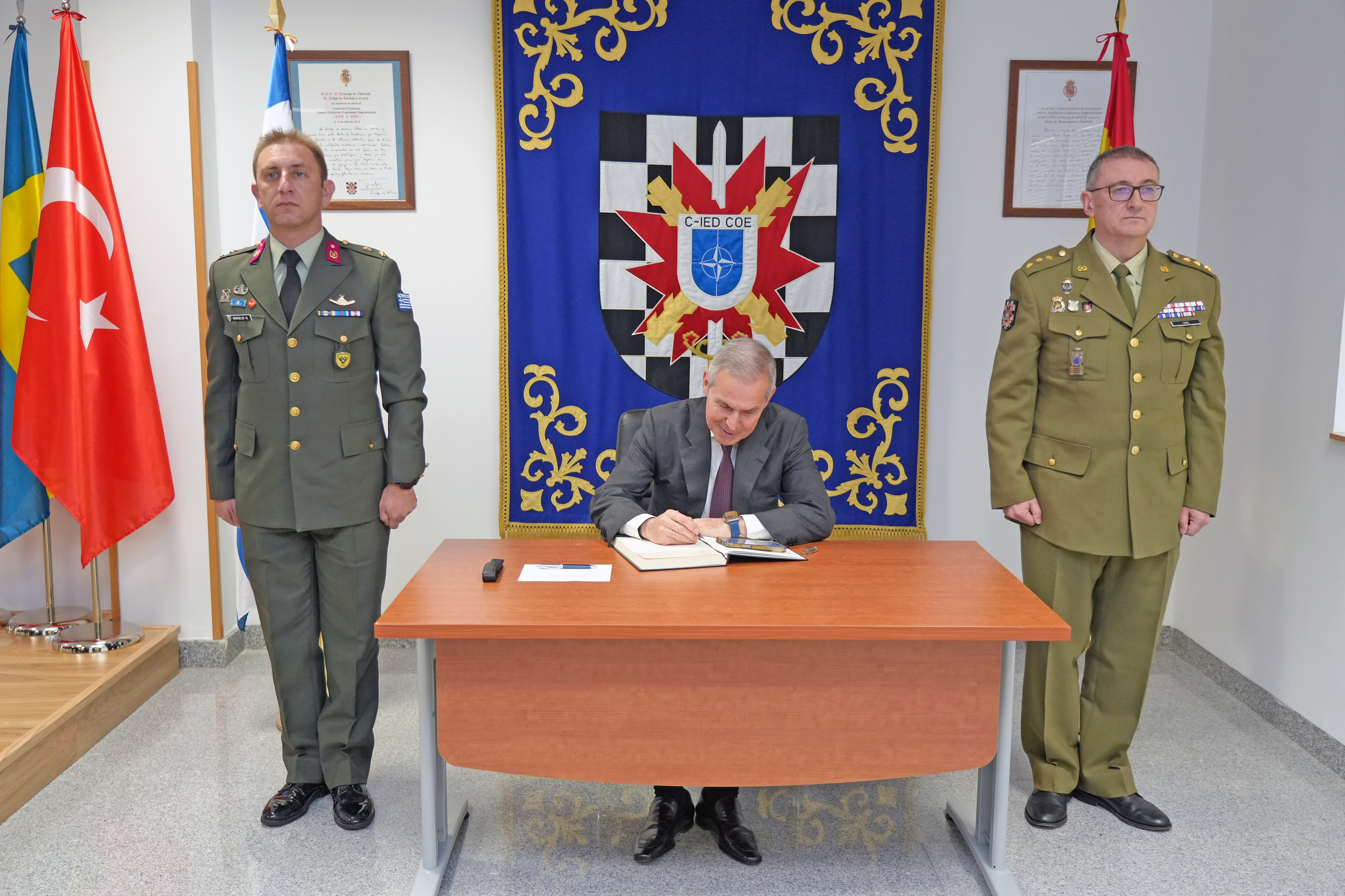 A delegation from the Hellenic Republic visited the NATO-accredited Counter-Improvised Explosive Devices Centre of Excellence